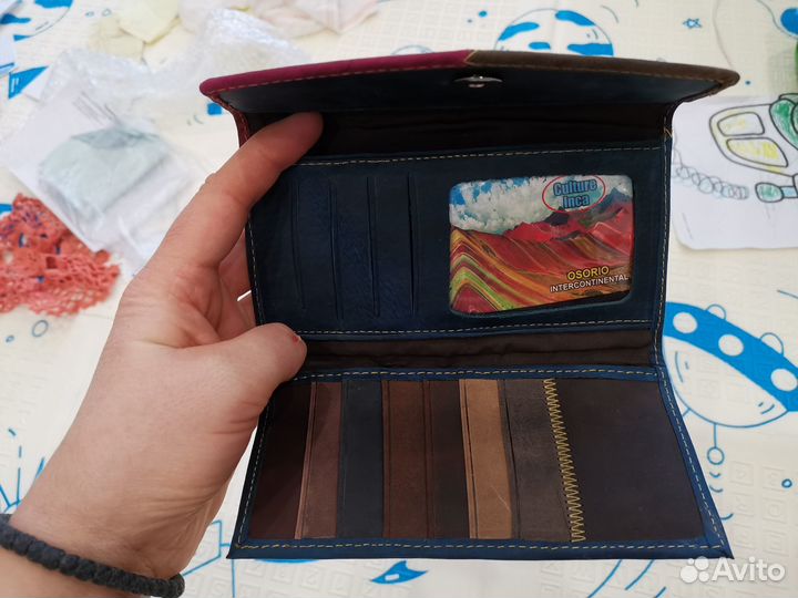 Кошелёк натуральная кожа ручная работа