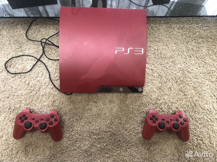 PS3 Игровая приставка Red Lemitted Edition