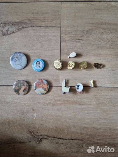 Значки Гвардия Аэрофлот живопись музыка животные