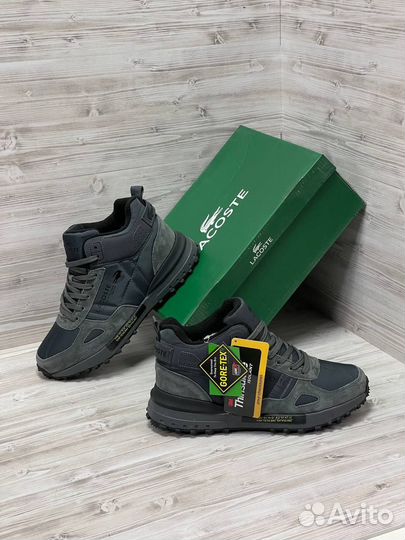 Крассовки Lacoste gore-tex мех овчина