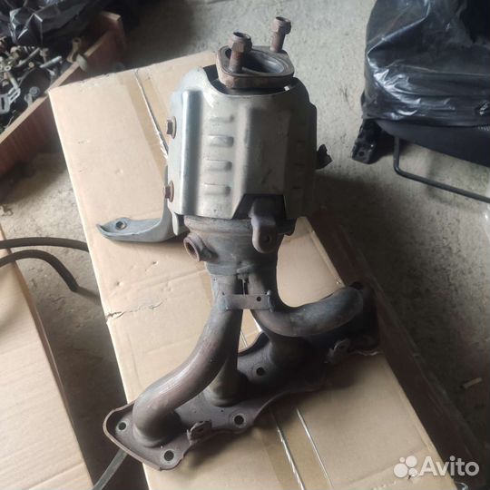 Выпускной коллектор Kia Rio 4 без катализатора