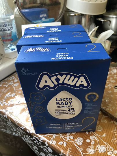 Сухая смесь агуша 2