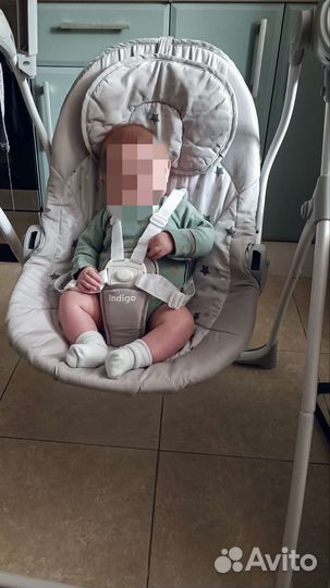 Детские электронные качели для новорожденных