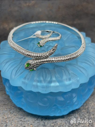 Серьги змеи