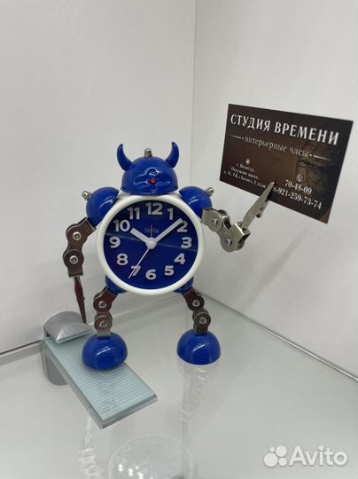 Будильник часы «Робот»