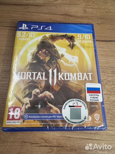 Mortal Kombat 11 диск для PS4 новый
