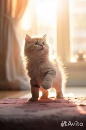 Рыжий котенок мальчик