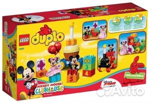 Конструктор lego Duplo 10597 День рождения Микки