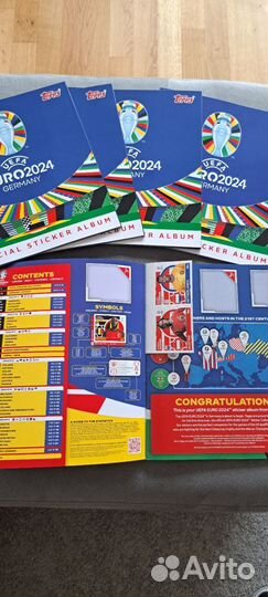 Альбомы Topps euro 2024