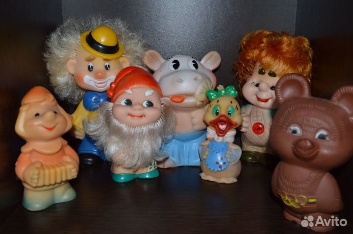 Резиновые игрушки СССР, Дед мороз и снегурочка