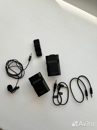 Беспроводной петличный микрофон boya by wm4 pro