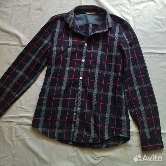 Мужская рубашка в клетку