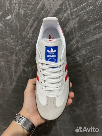 Adidas Samba OG White Better Scarlet