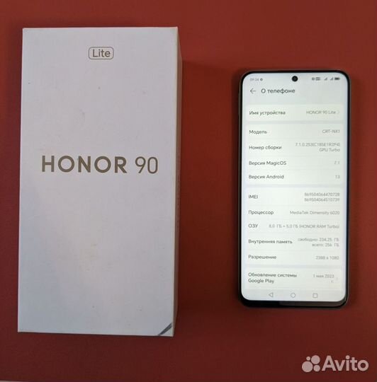 HONOR 90 Lite, 8/256 ГБ