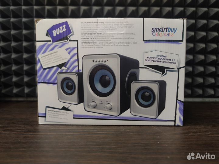 Колонки 2.1 SmartBuy buzz SBA-2600 + Пульт ду
