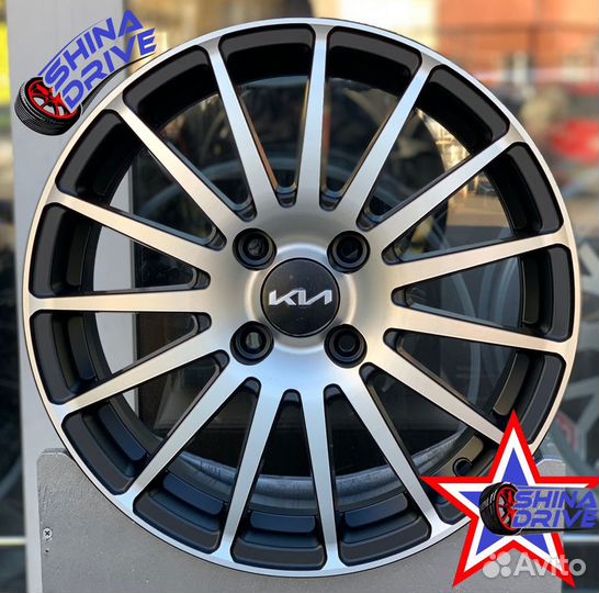 Диски Kia RS R16 4x100 Black Matt Groove