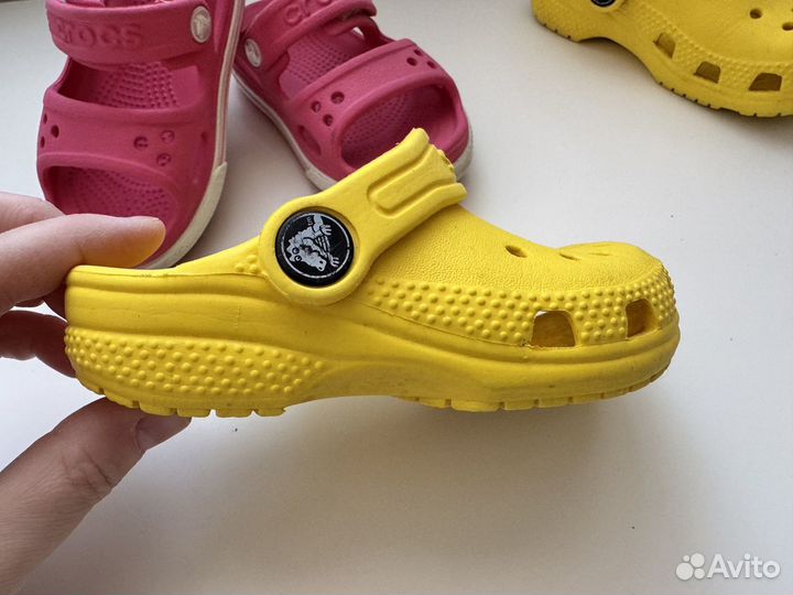 Crocs C7 23 сабо детские