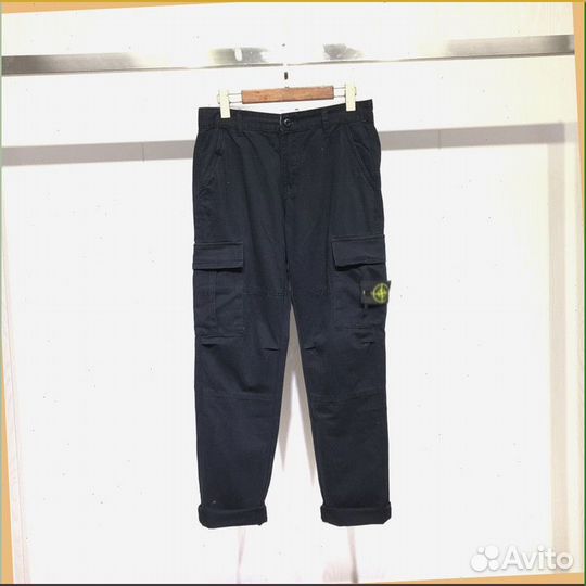 Широкие карго брюки Stone Island (Артикул: 34564)