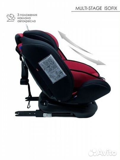 Автокресло Babyton multi stage isofix ruby