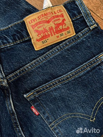 Джинсы мужские levis 511 W32 L32