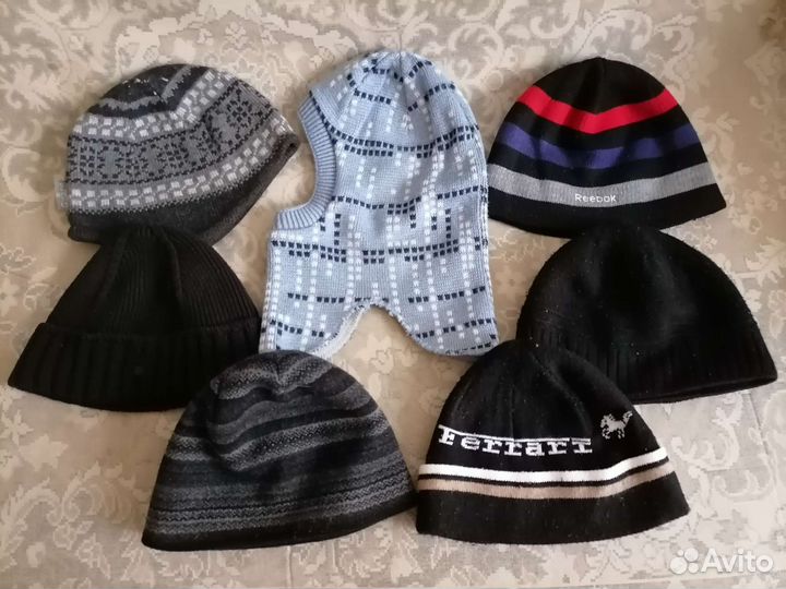 Шапки на мальчика 8-14 лет