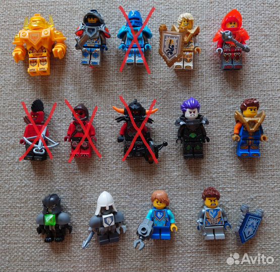 Lego Минифигурки Nexo Knights Agents и всякое