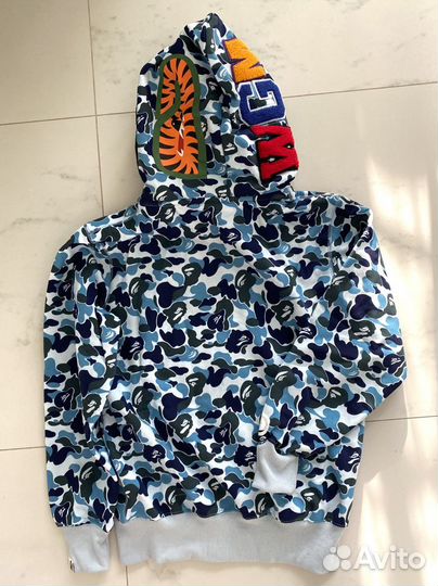 Зип худи Bape shark