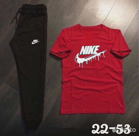 Мужской костюм штаны и футболка nike