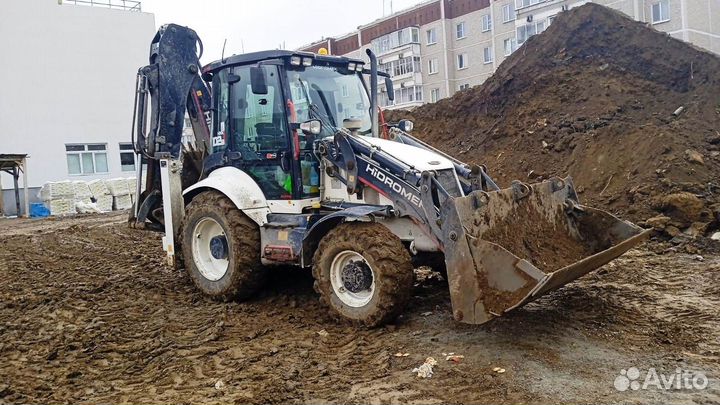 Услуги экскаватора погрузчика