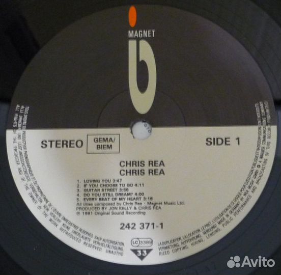 Chris Rea LP (винил)