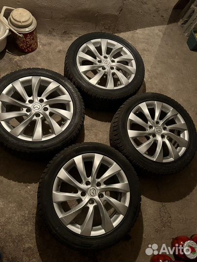Диски с резиной зимние r17 mazda 6