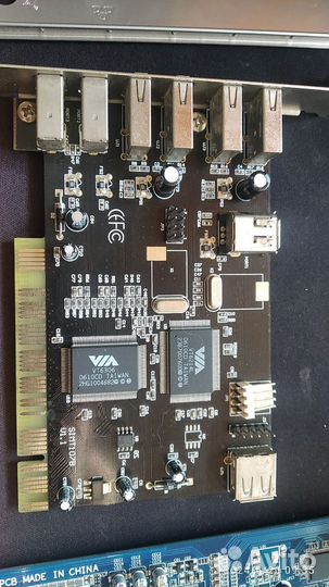 Материнская плата с процессором и памятью