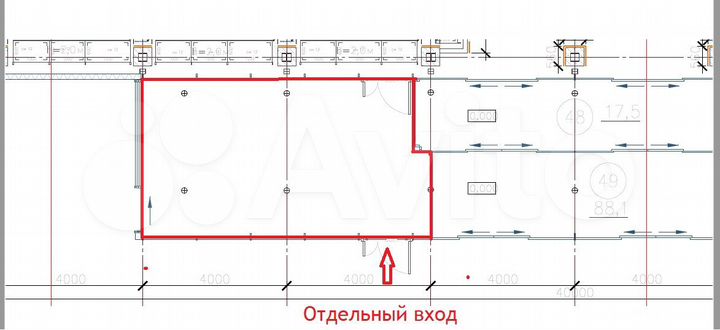 Торговая площадь, 50 м²