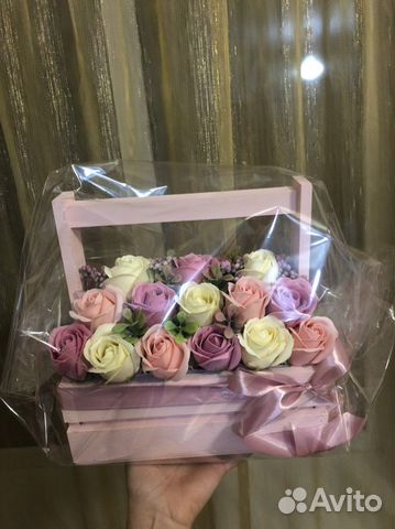 Букет цветов из мыла