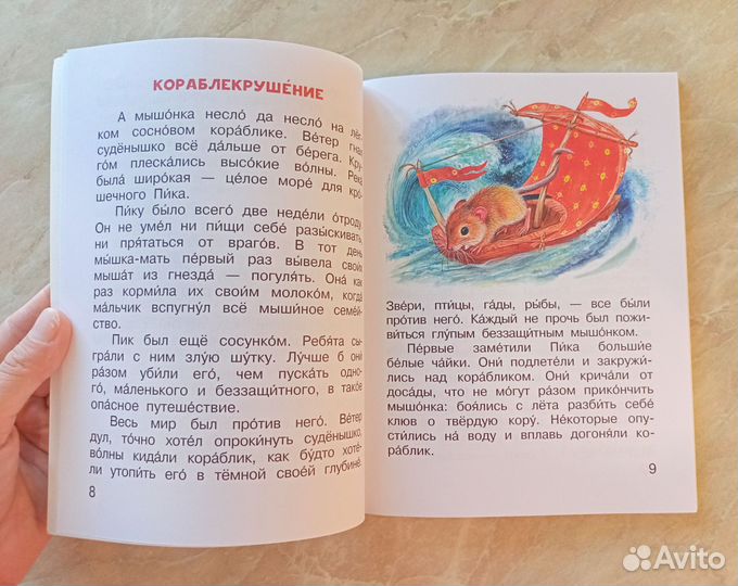 Книга В. Бианки, Мышонок Пик