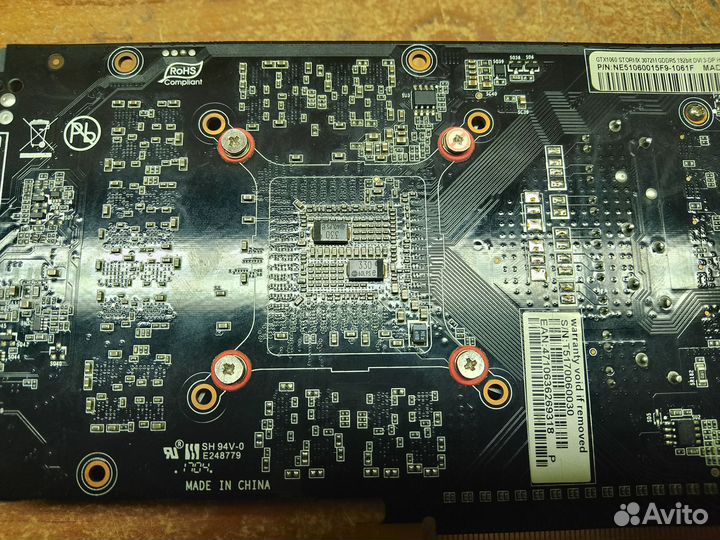 Видеокарта Gtx 1060 3gb palit