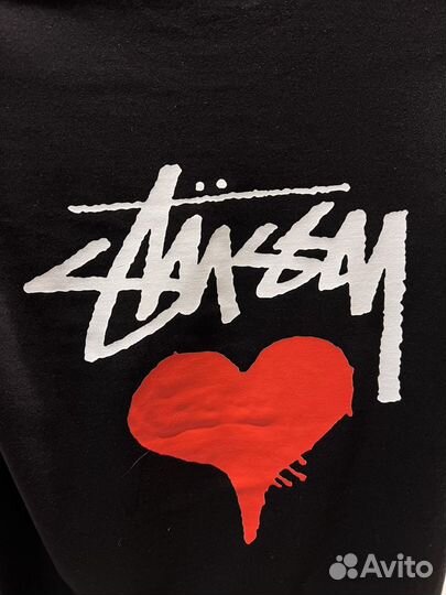 Футболка Stussy сердце