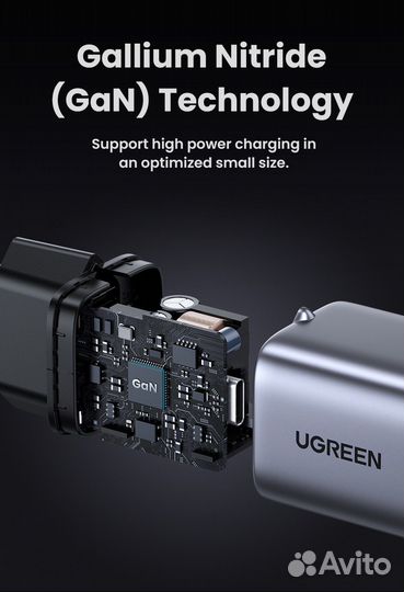 Сетевое зарядное устройство uGreen CD319 30W