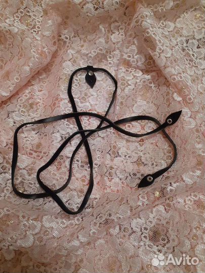 Боло галстук из натуральной кожи для женщин