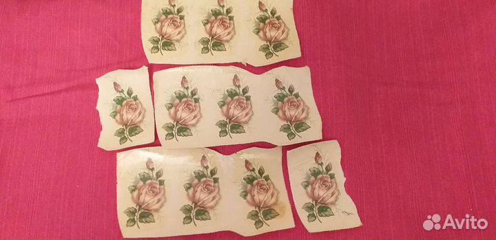 Деколь для посуды из фарфора