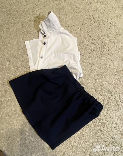 Рубашка для девочки школа