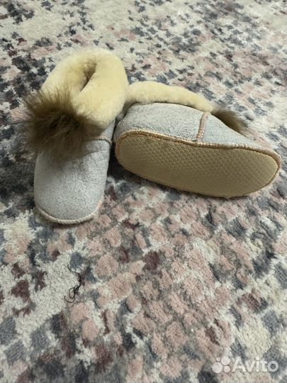 Пинетки натуральный мех