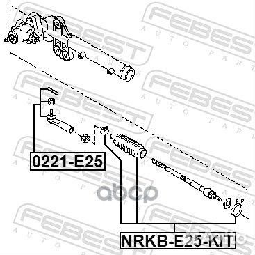 Пыльник рулевой nissan cabstar twnmake F24W