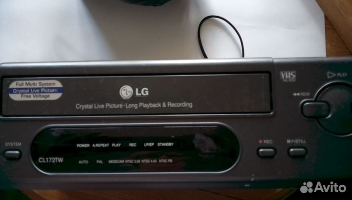 Видеомагнитофон LG+ кассеты