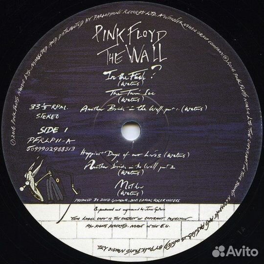 2LP Pink Floyd THE wall 2LP. Новые