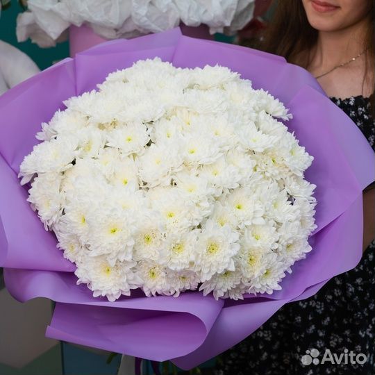 Букет из хризантем