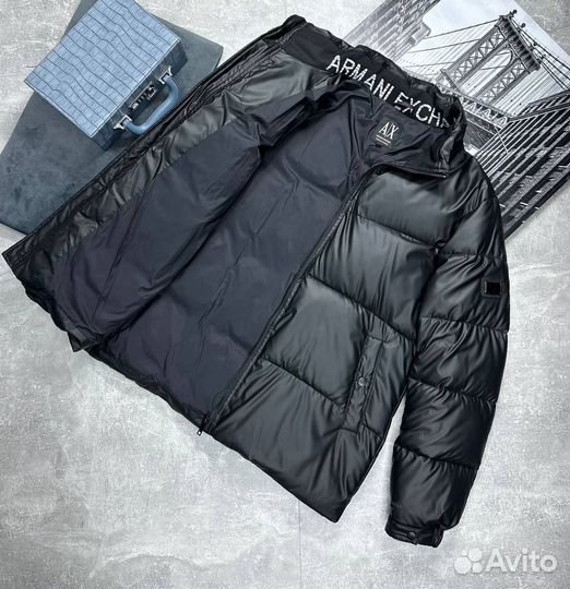 Куртка пуховик armani exchange