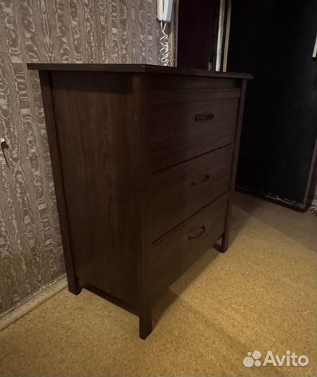 Комод IKEA Brusali 3 ящика