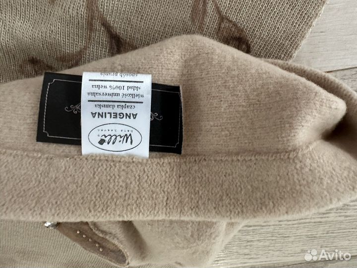 Комплект шапка и шарф женские