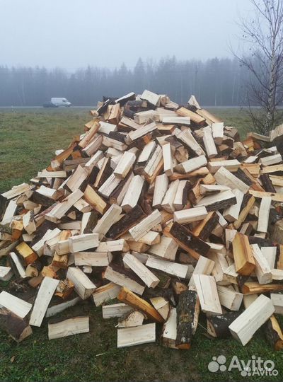 Дрова березовые колотые